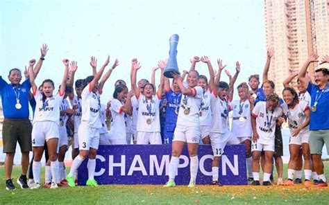 Manipur champions for the 22nd time in Sr Women's NFC for .